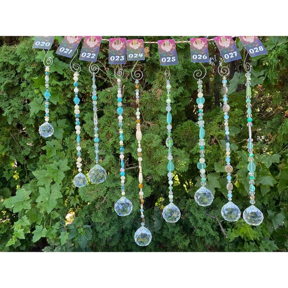 Hand-Crafted Hanging Rainbow Prism Suncatchers SeaSide Collection -You pick one - Picture 1 of 10